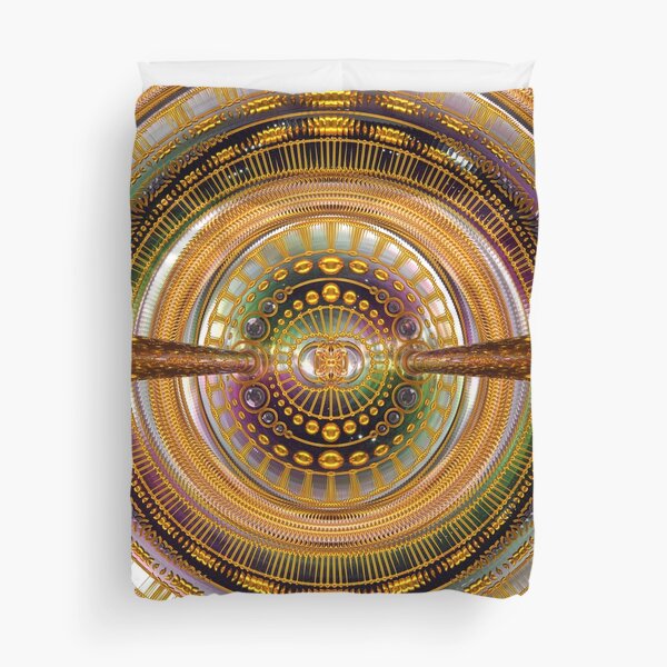 2nd Dimension Healing Code Duvet Cover