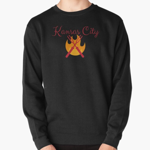 Kansas City BBQ Grill Shirt Sticker Pullover Sweatshirt