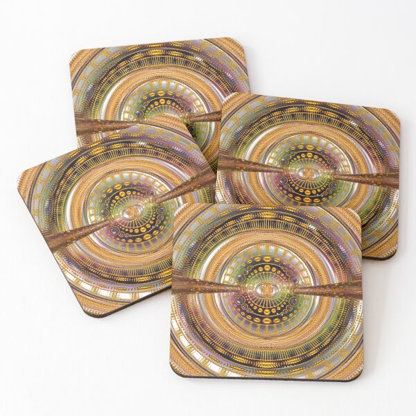 2nd Dimension Healing Code Coasters (Set of 4)