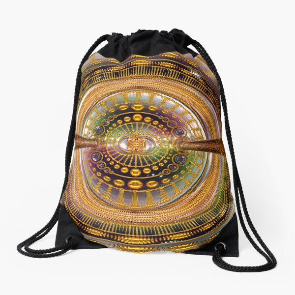 2nd Dimension Healing Code Drawstring Bag