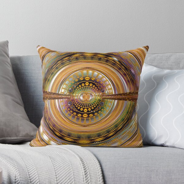 2nd Dimension Healing Code Throw Pillow