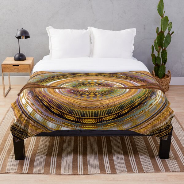 2nd Dimension Healing Code Throw Blanket