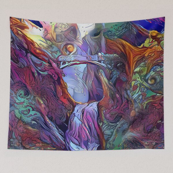 Item preview, Multnomah Falls Psychedelic designed and sold by Vikingstaad.
