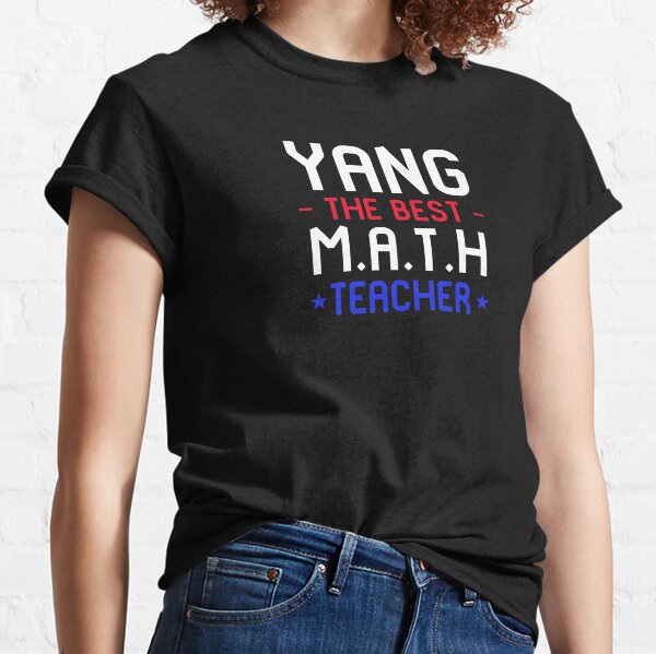 andrew yang math t shirt