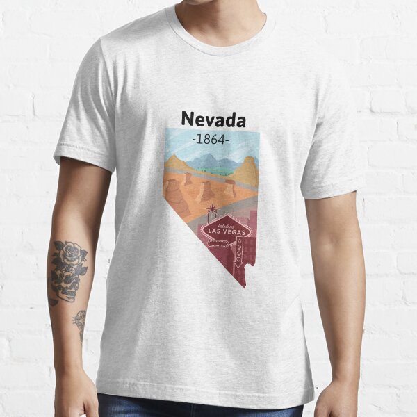 Nevada Short Sleeve T-Shirt Print Pocket Oversized Wider Neck Rib main image 1