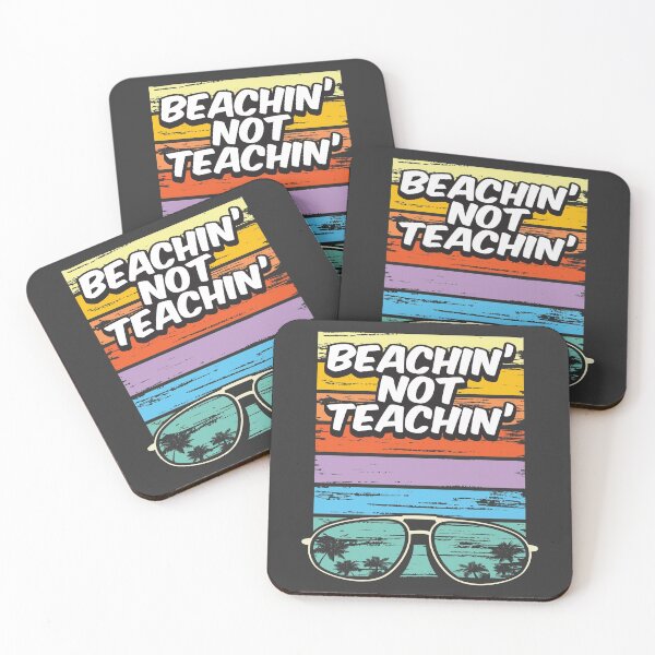 Item preview, Beach Resort Vacation Lover Gift Beachin' Not Teachin' designed and sold by Maljonic.