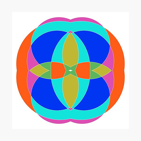 Circle, 2D shape Photographic Print