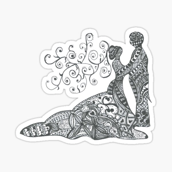 Doodle Art "Wedding" Sticker