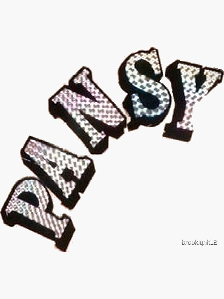 "Frank Iero Guitar Sticker "PANSY"" Sticker for Sale by brooklynh12