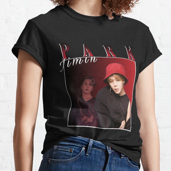 Camiseta vintage BTS Jimin Camiseta clásica