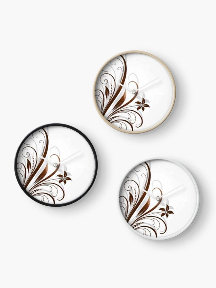 Thumbnail 3 of 4, Clock, curved design designed and sold by Rimscollection.