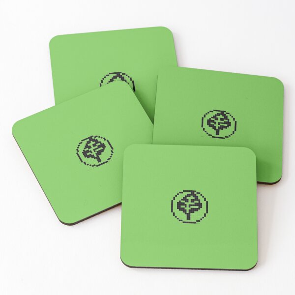 Item preview, Grass Type Pixel Symbol designed and sold by Marionette.