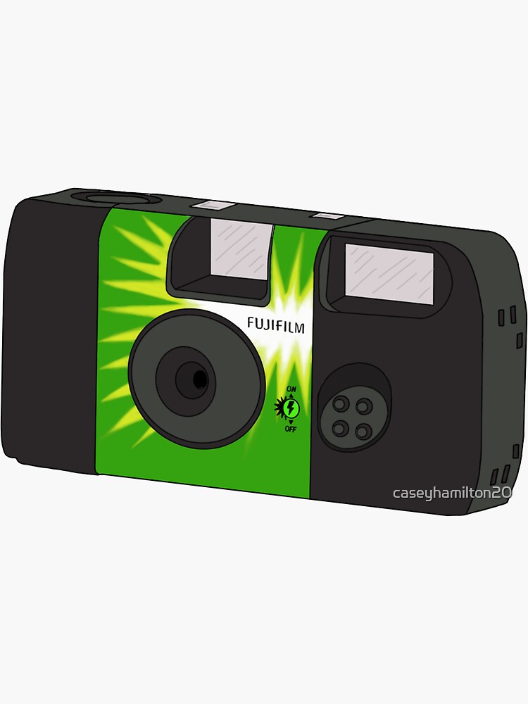 "Disposable Camera" Sticker for Sale by caseyhamilton20 Redbubble