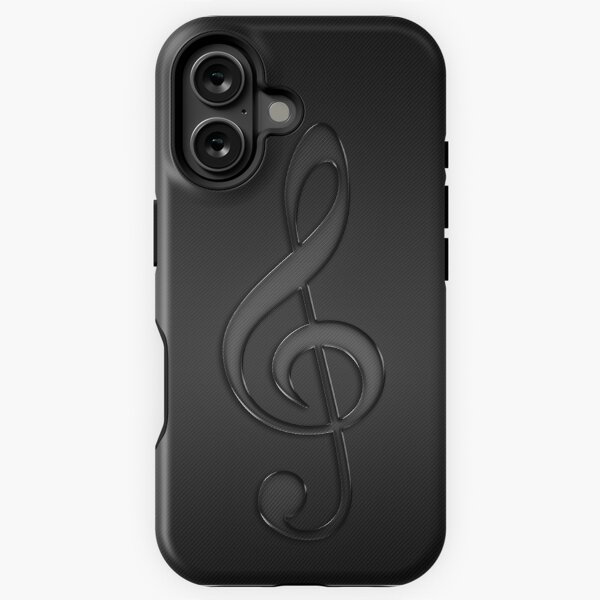 Item preview, Treble clef music note dark designed and sold by CreativeImage.