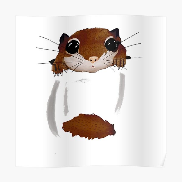 Copy of Southern Flying Squirrel Dale In A Pocket Poster