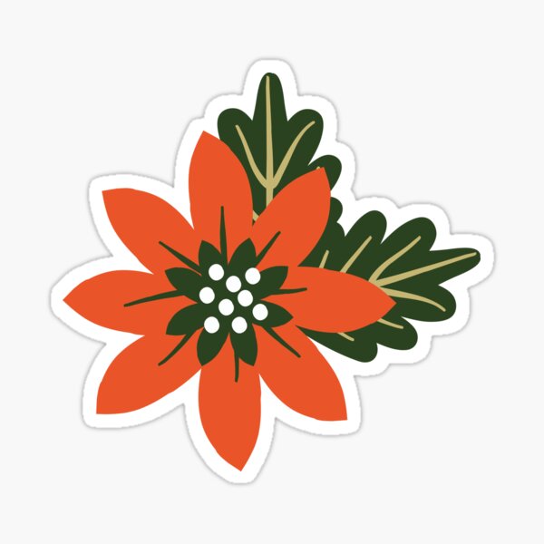 Item preview, Christmas Jolly Floral designed and sold by Allison Romero Design.
