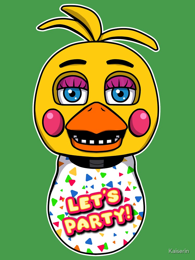 How to Draw Withered Toy Chica from Five Nights at Freddy's (FNaF