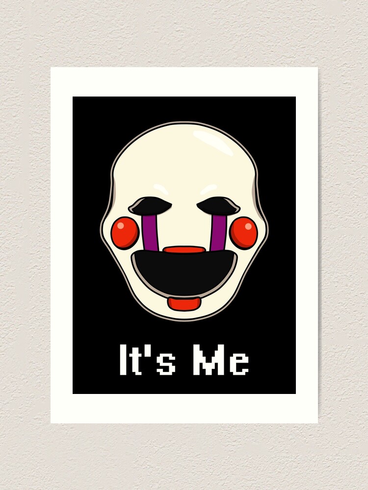 puppet, FNAF Art Print by heartfeltdesigns by Telahmarie