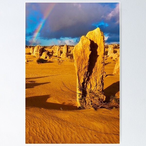 Item preview, Nambung National Park Pinnacles Rainbow 2 designed and sold by Jaxybelle.