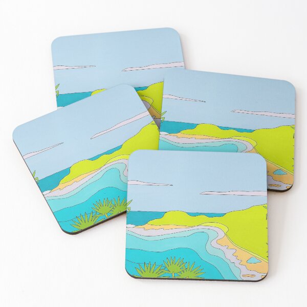 Item preview, Shelly Beach in the Nude, Manly, Australian iconic beach great surf and beach designed and sold by Robert Wale.