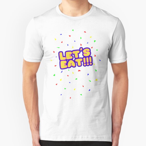 Five Nights at Freddy's - FNAF - Let's Eat Slim Fit T-Shirt