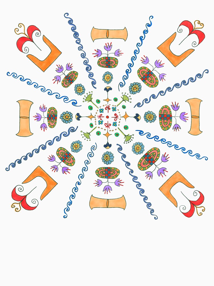 Full Color Minoan Mandala by MsLauraPerry