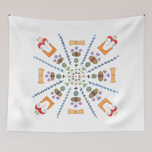 Item preview, Minoan Mandala designed and sold by Threads of Magic by Laura Perry.