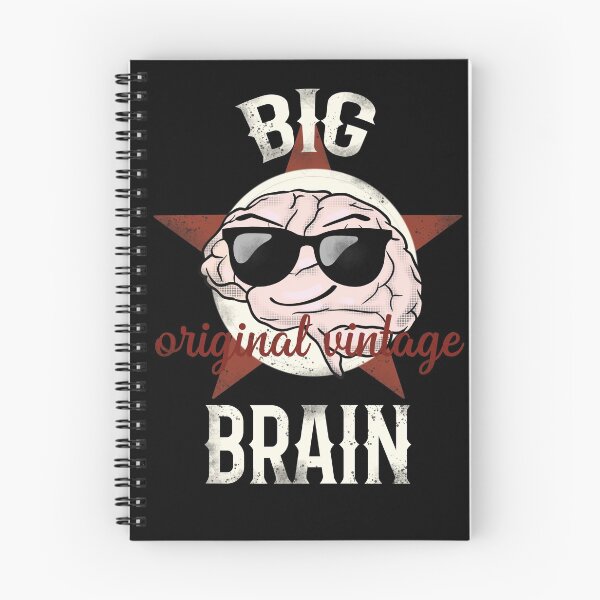 Item preview,  Big Brain Funny Comic Joke Meme Vintage Design designed and sold by Kate Hyunsu Cho.