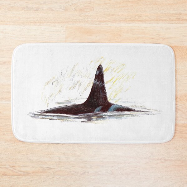 Item preview, Killer Whale Dorsal Fin Scribble designed and sold by ArtyOrca.