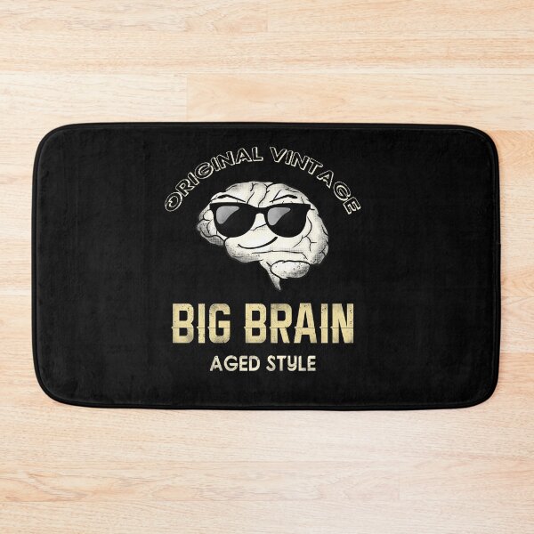 Item preview, Big Brain Funny Comic Joke Meme Vintage Design designed and sold by Kate Hyunsu Cho.