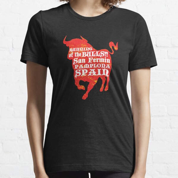 1960 Pamplona Spain Running of the Bulls Poster T-Shirt by Retro Graphics -  Fine Art America