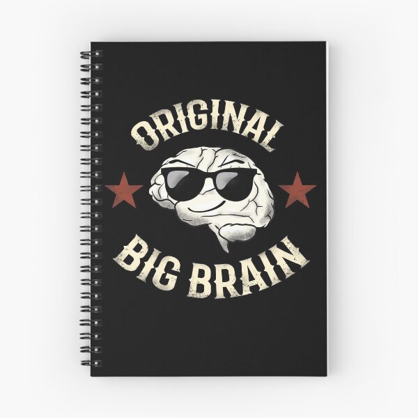 Item preview, Big Brain Funny Comic Joke Meme Vintage Design designed and sold by Kate Hyunsu Cho.