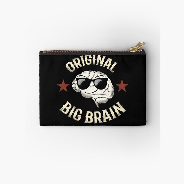 Item preview, Big Brain Funny Comic Joke Meme Vintage Design designed and sold by Kate Hyunsu Cho.