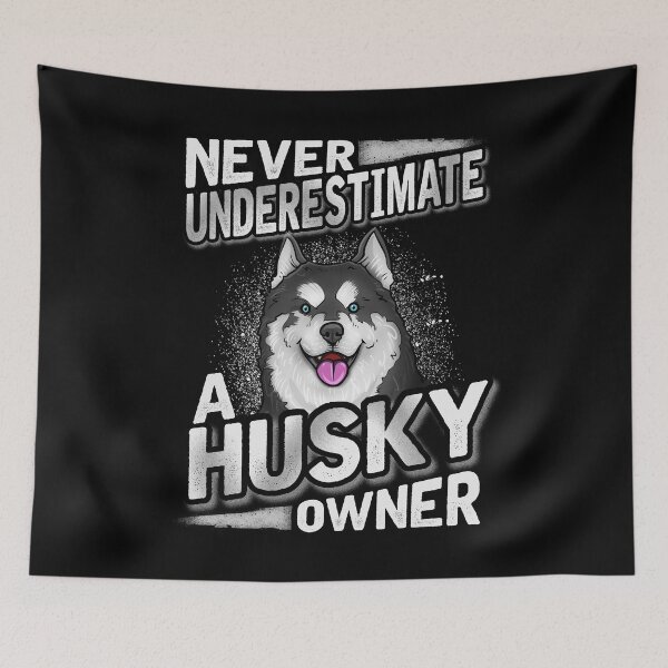 Artikelvorschau, Unterschätze niemals einen Husky-Besitzer entworfen und verkauft von highparkoutlet.