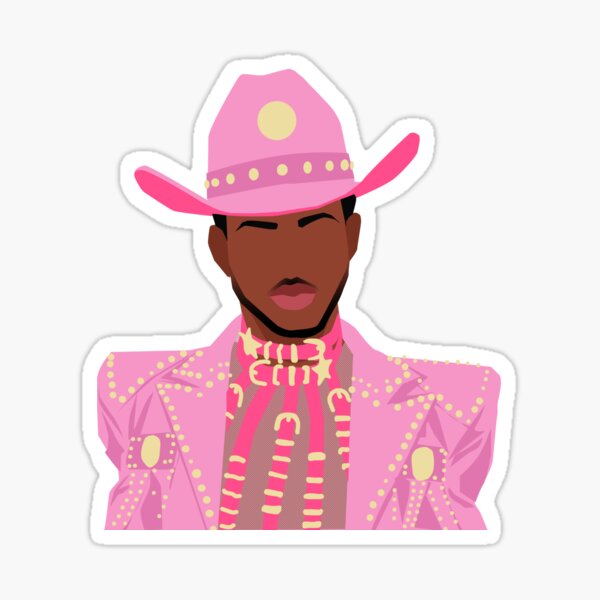 Pink Cowboy Sticker