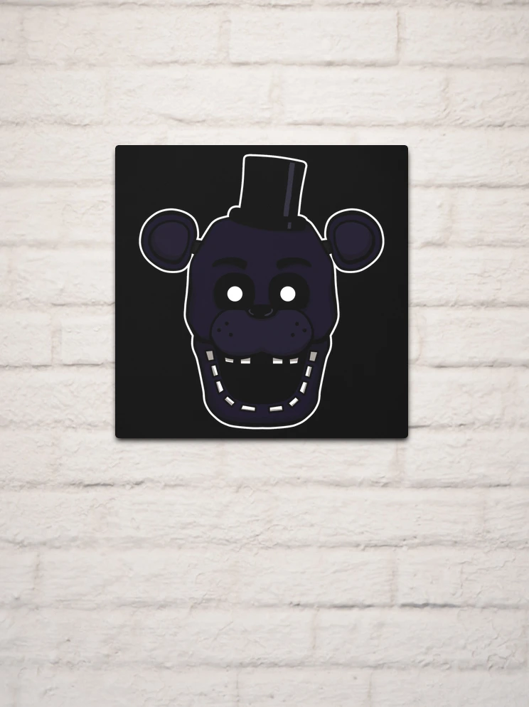 Five Nights at Freddy's - FNAF 2 - Shadow Freddy Metal Print for