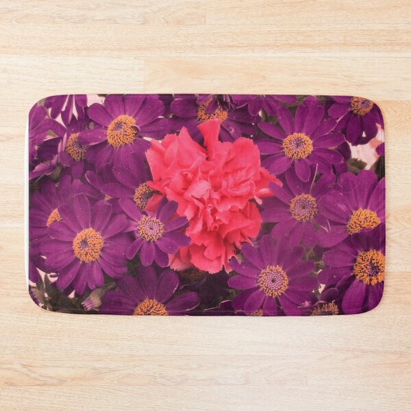 Item preview, ALLEGRATA 11 cinerary carnation daisies ROSE PURPLE flower bouquet floral arrangement nature plant picture designed and sold by dragonemma.