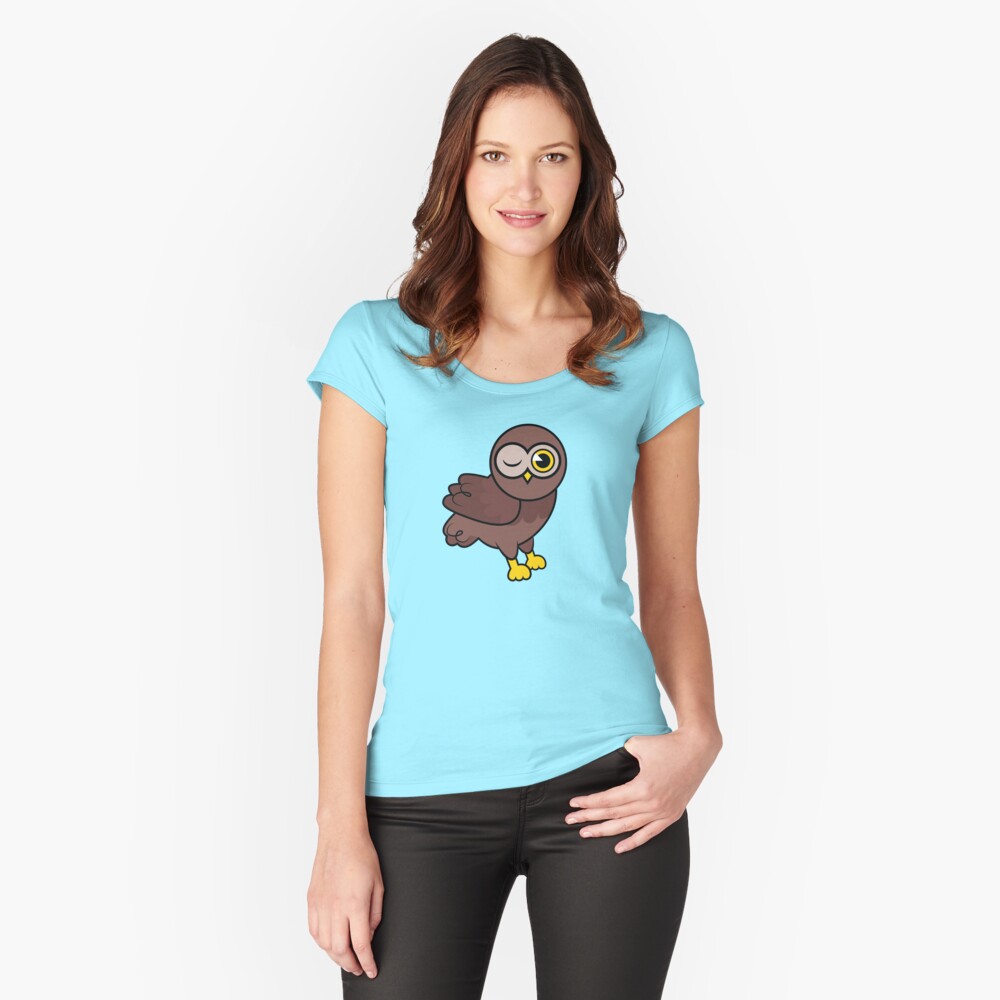 Item preview, Fitted Scoop T-Shirt designed and sold by OwlishArts.