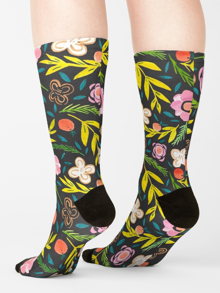 Alternate view of The painterly flowering Socks