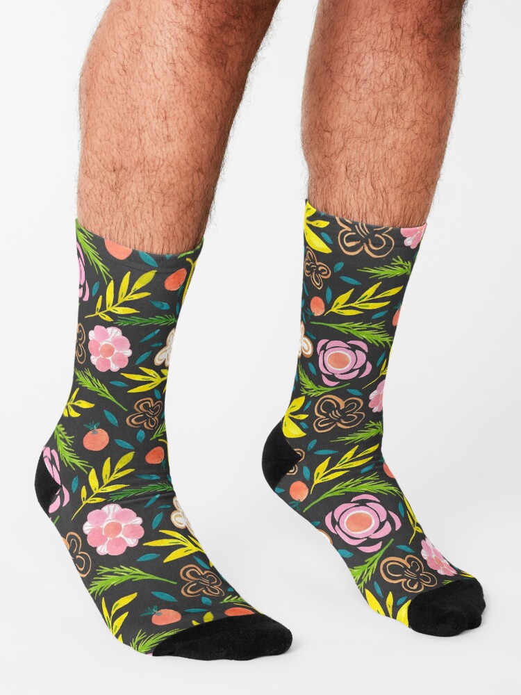 Alternate view of The painterly flowering Socks