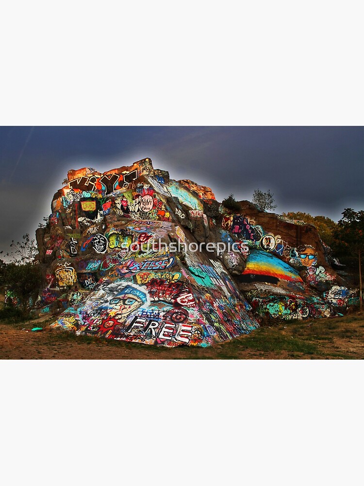 "Graffiti at Quincy Quarries aka The Q’s Quincy, MA" Poster for Sale