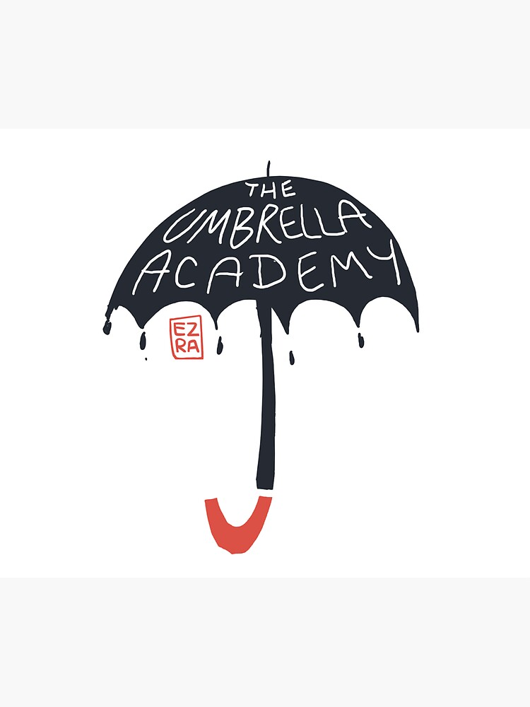 Its Raining Umbrella Academy Logo Sticker For Sale By Octaviandraws Redbubble 