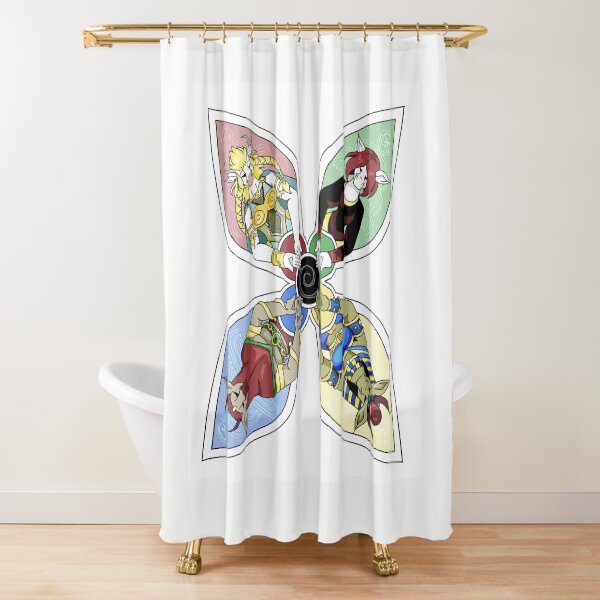 The Prelapsarian Bovine Gods Shower Curtain