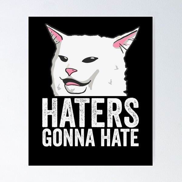 Item preview, Haters Gonna Hate Mad Cat designed and sold by Teeter-Totter.