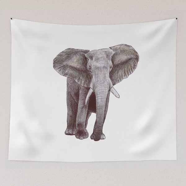 Item preview, Elephant Scribble designed and sold by ArtyOrca.