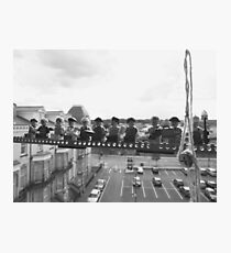 Lunchtime atop a Block of Flats Photographic Print