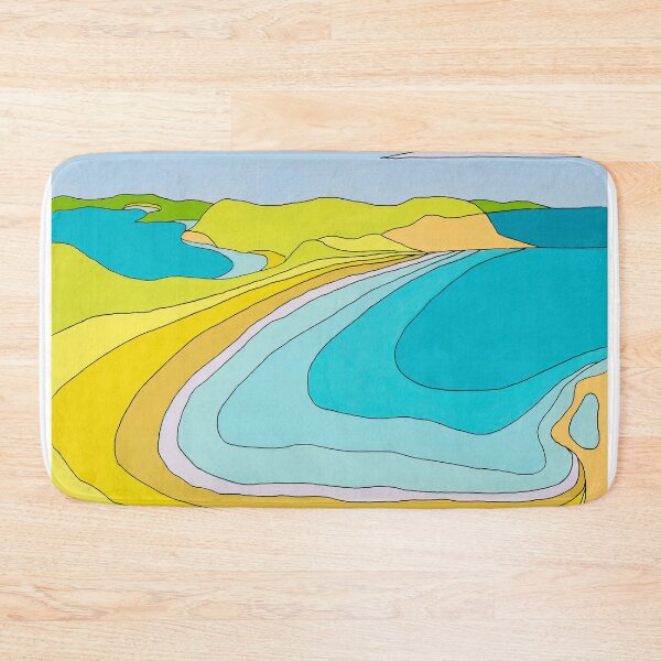 Item preview, Palm beach in the nude, Sydney`s norhern beaches, Australian remote beach, affordable original artwork designed and sold by Robert Wale.