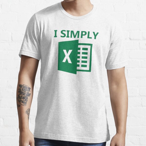 Simplemente Excel Camiseta esencial