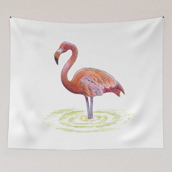 Item preview, Flamingo Scribble designed and sold by ArtyOrca.