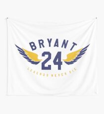 Legends Rip Kobe Never Dies Tribute Black Mamba Out 24 Forever Tapestry